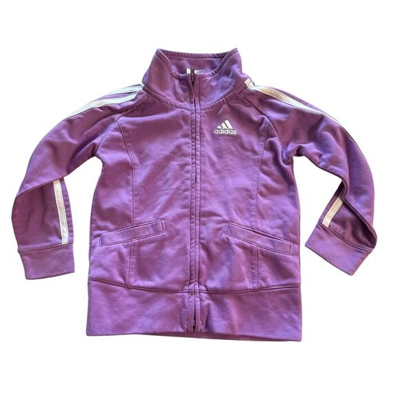 Adidas 3T girls zip up jacket - Picture 1 of 3